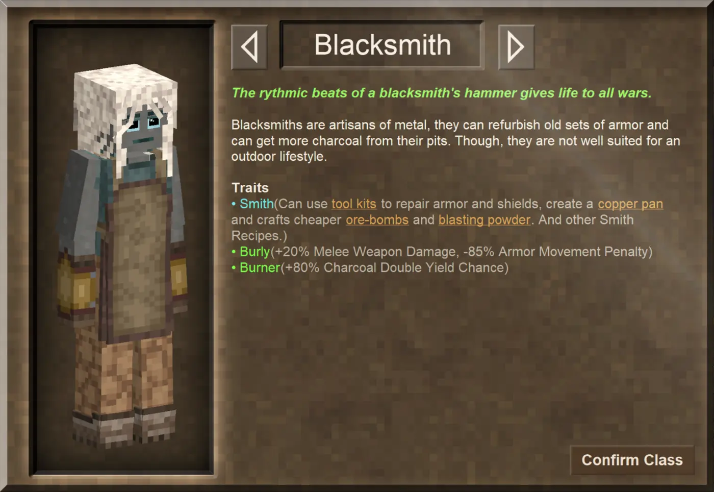 Blacksmith class