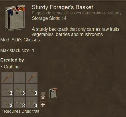 Aldi's Classes