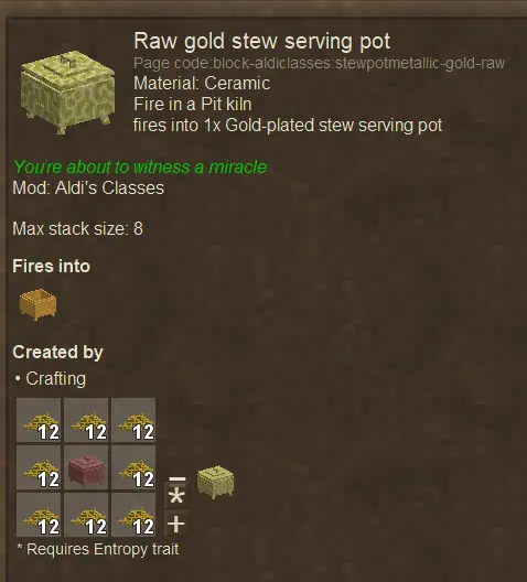 Aldi's Classes