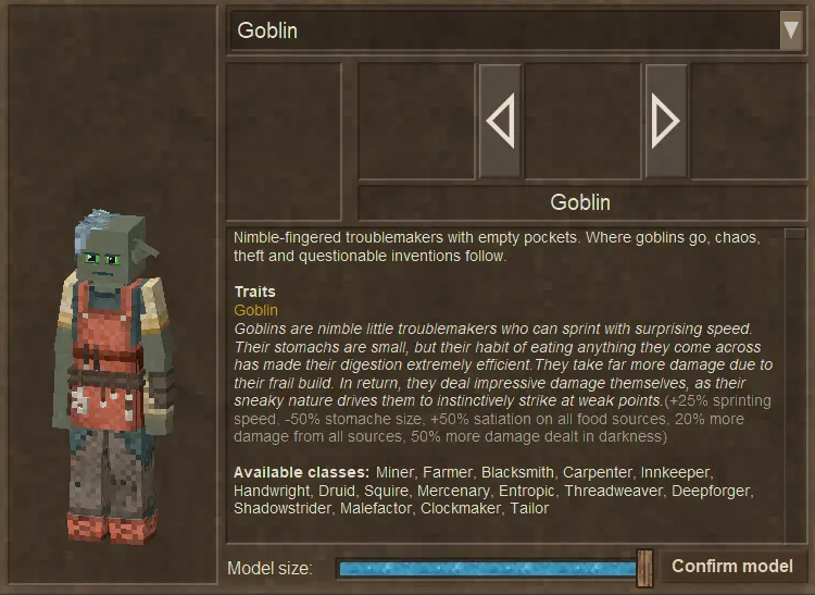 Aldi's Classes [Races PATCH]