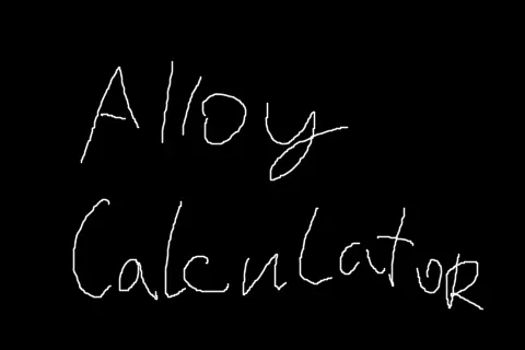 Alloy Calculator [ABANDONED]