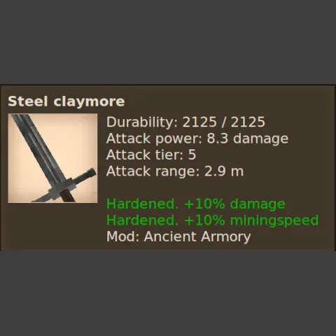 Quenching and Sharpening for Ancient Armory