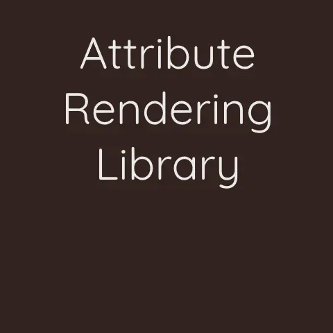 Attribute Rendering Library