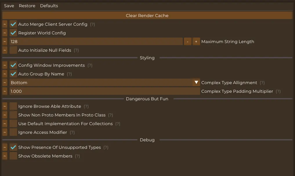 Auto Config Lib