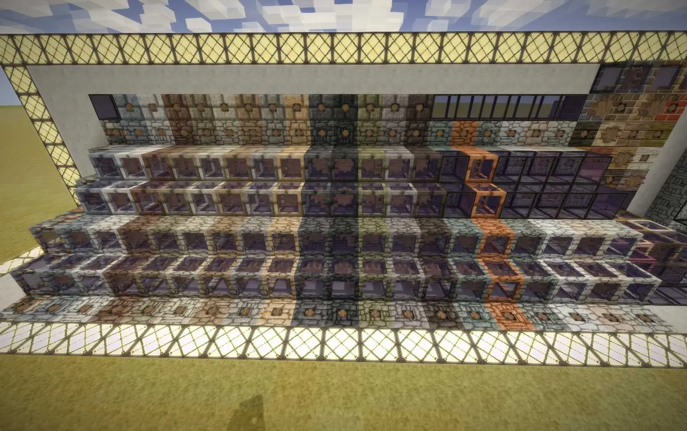 Axle in blocks