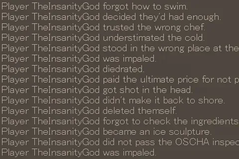 Better Death Messages