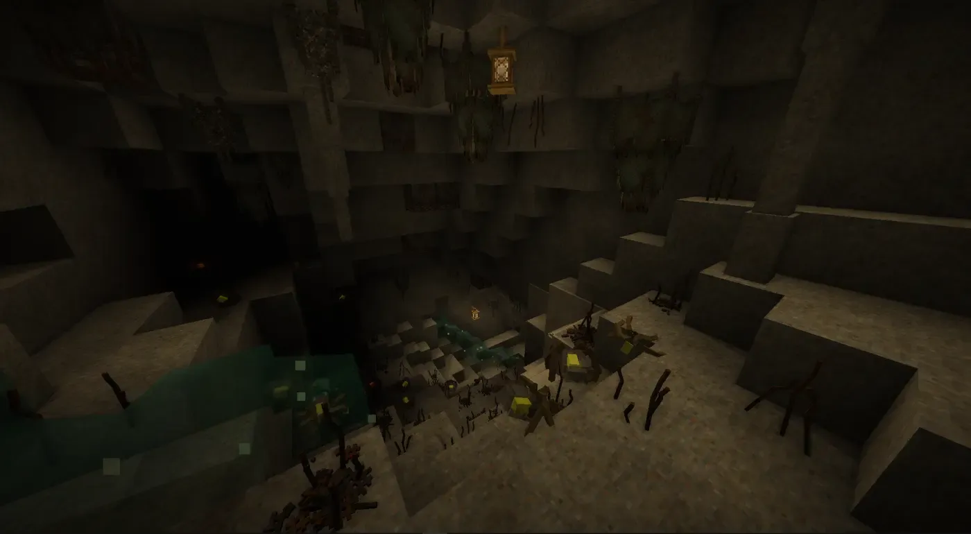 CaveContent- Filling up the caves