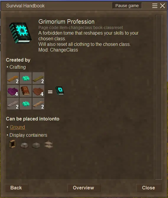 Change Class