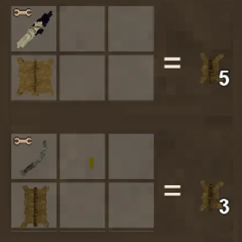 Cut the hides