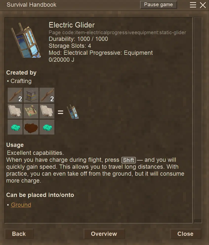 Electrical Progressive: Equipment