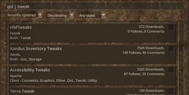 Early Mod Tool Kit