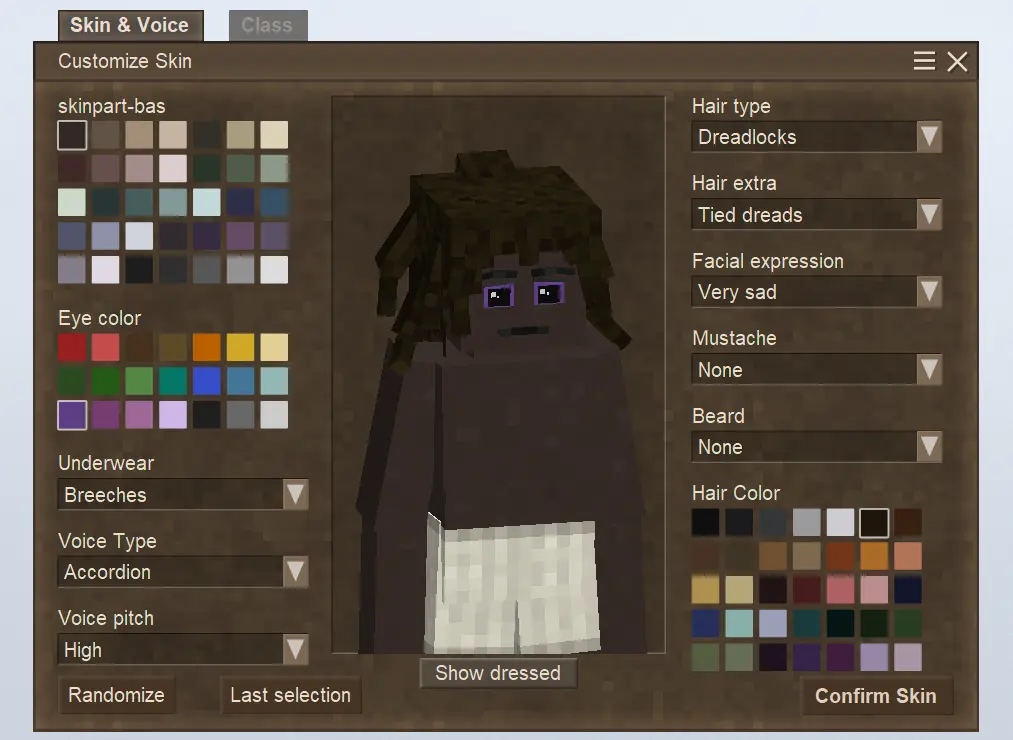 Expanded Skins