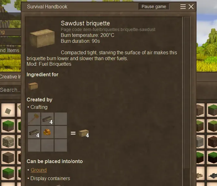 Fuel Briquettes