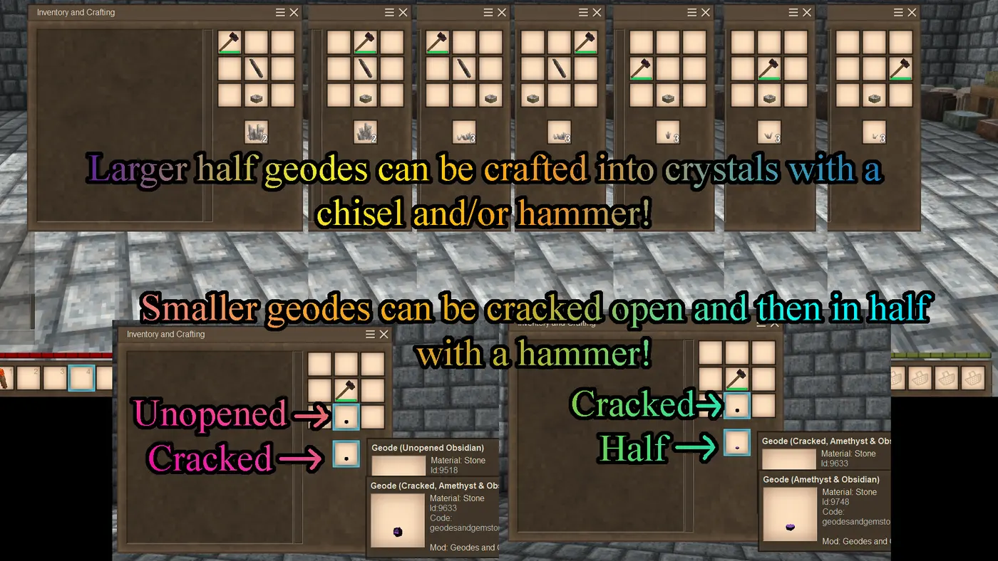 Geodes and Gemstones