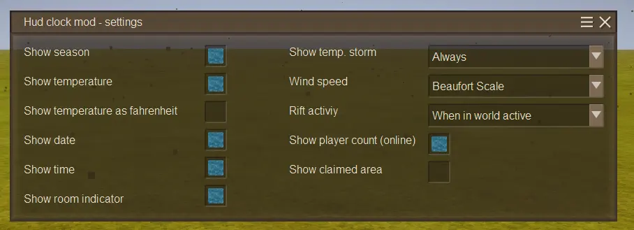 Simple HUD Clock