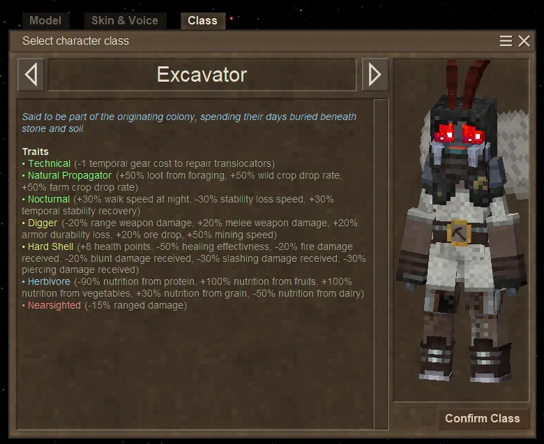 Insectoid Player Model