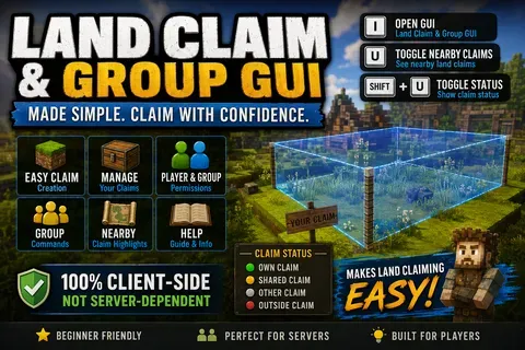 Land Claiming and Group GUI