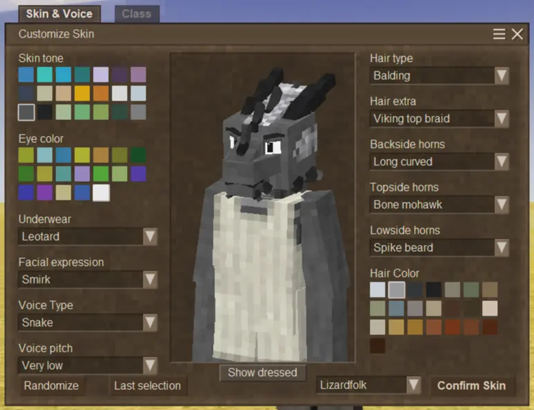 Lizardfolk Playermodel
