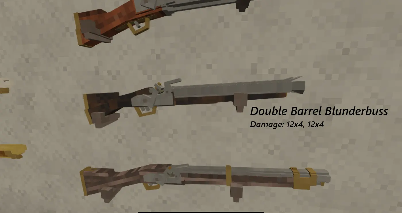 Double barrel Blunderbuss