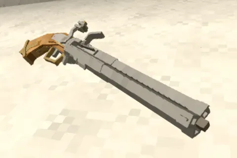Triple Barrel Flintlock Pistol