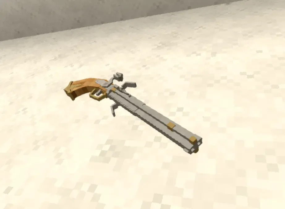 Twin Barrel Flintlock Pistol
