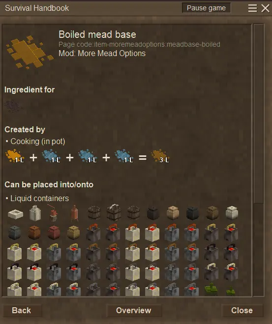 More mead options