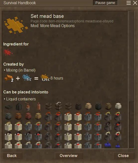 More mead options