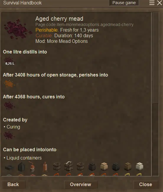 More mead options