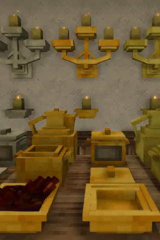 Pewter Additions: Gold and Silver