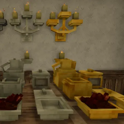 Pewter Additions: Gold and Silver