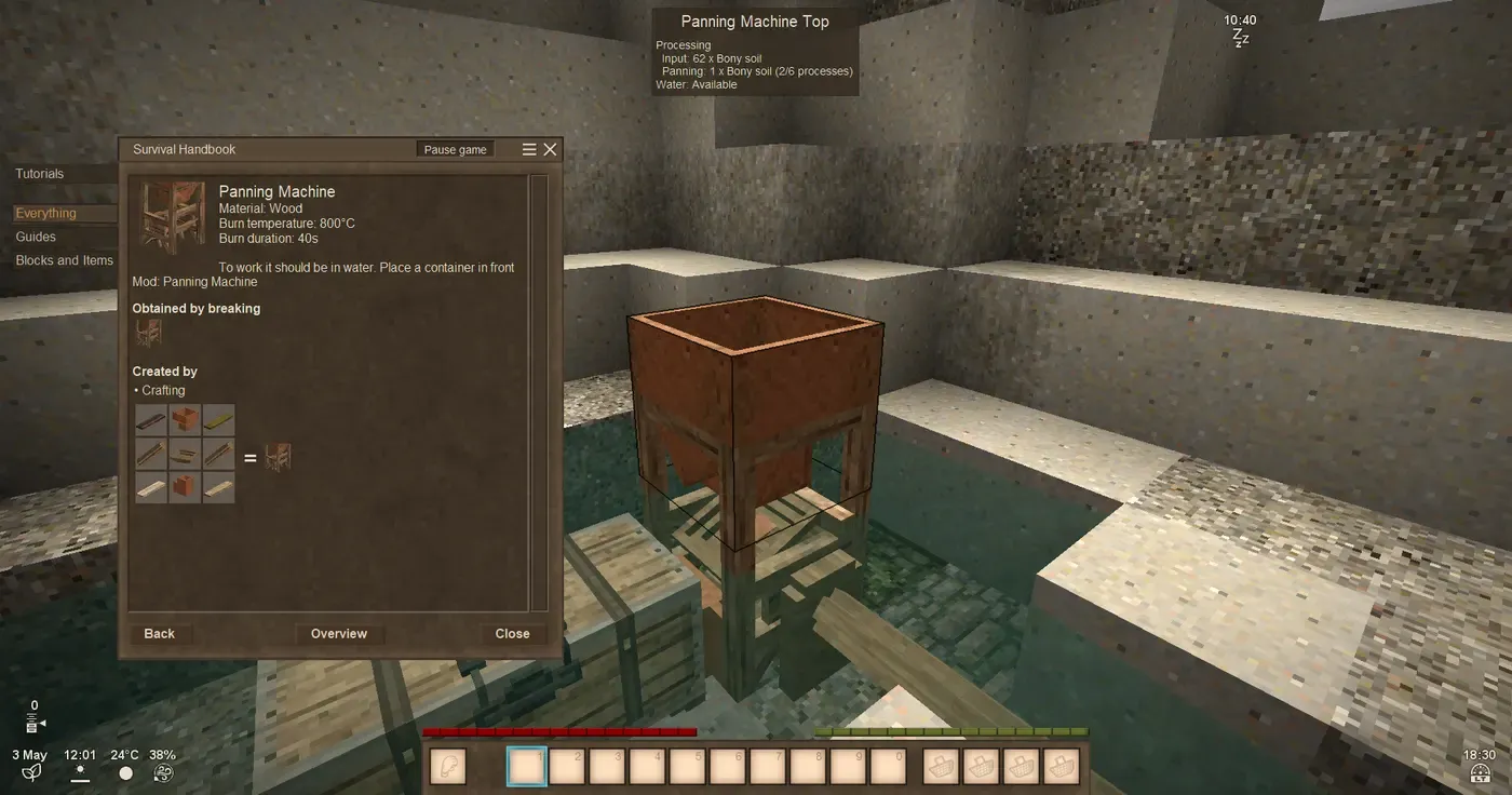 Panning Machine