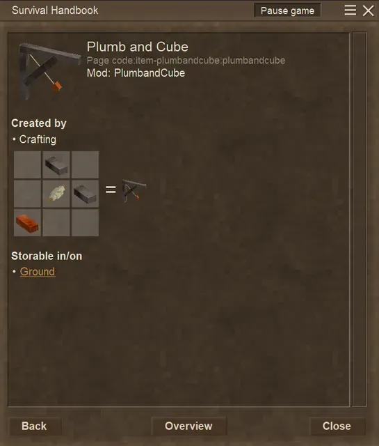 Plumb and Cube