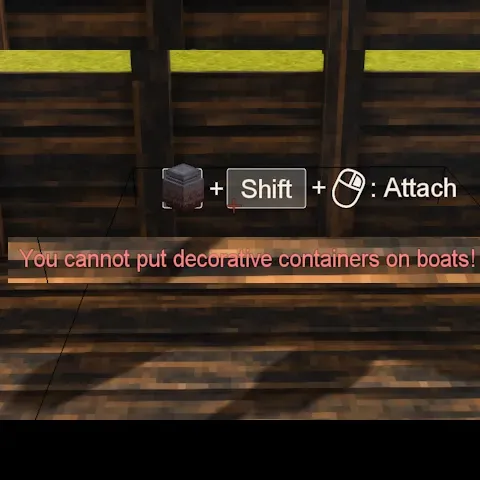 PreventDecorativesOnBoat