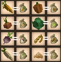Ragnaman's Seeds From Crops Recipes