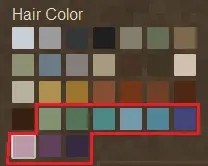 Restored Hair Colors