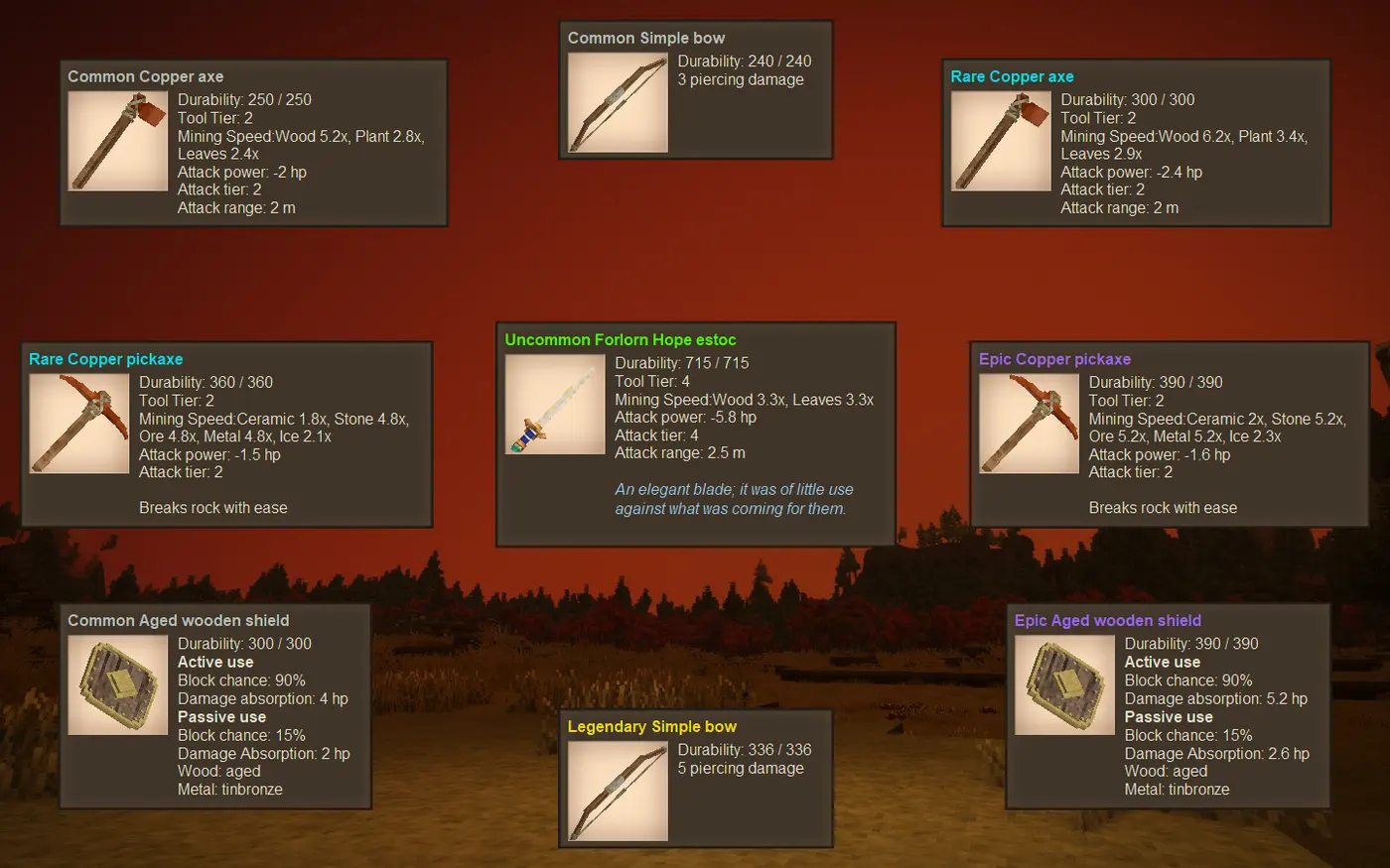 RPG Item Rarity