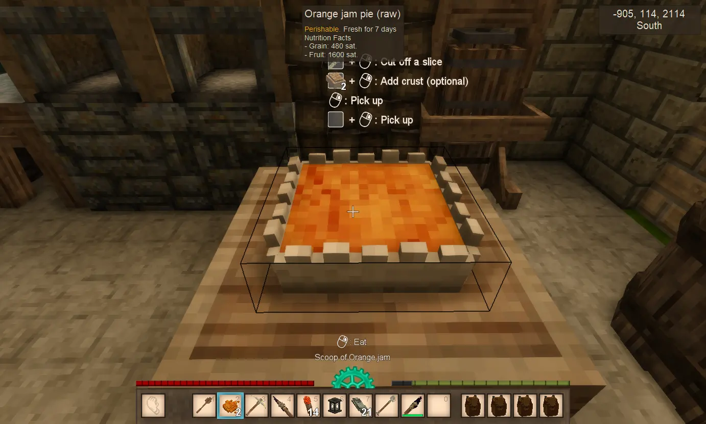Also you can craft jam sandwiches