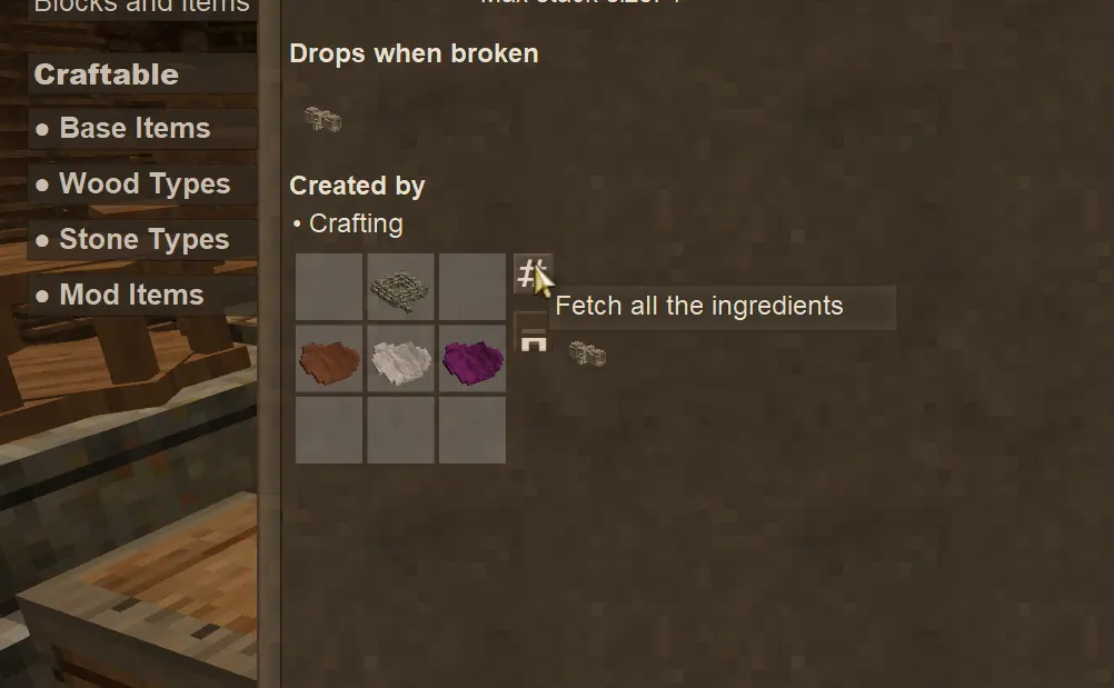 Show Craftable