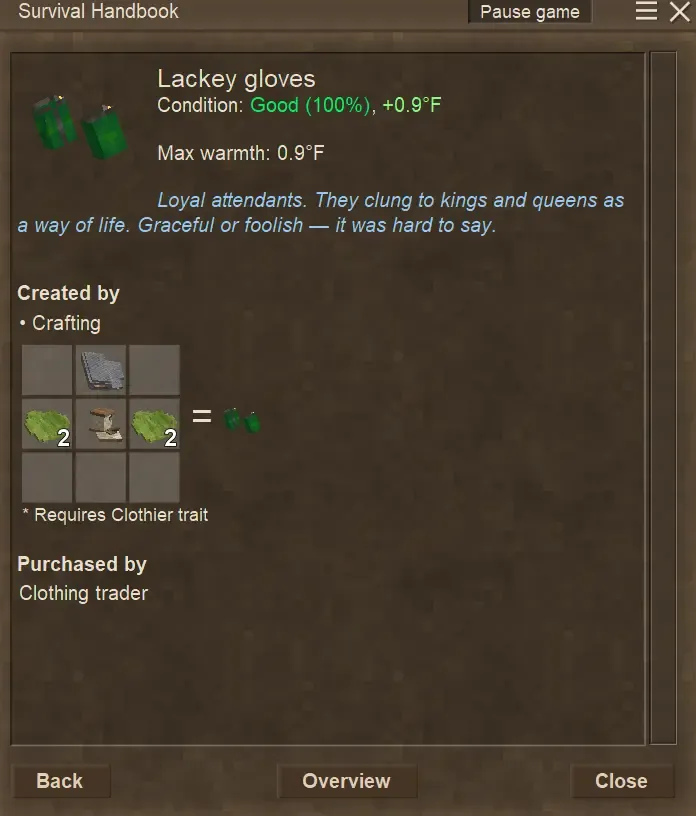 Simple Tailoring