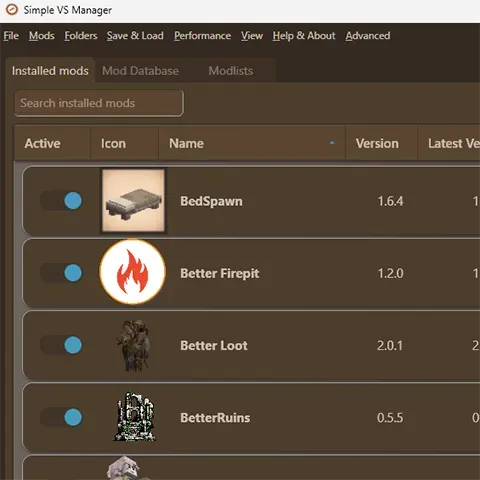 Simple VS Manager