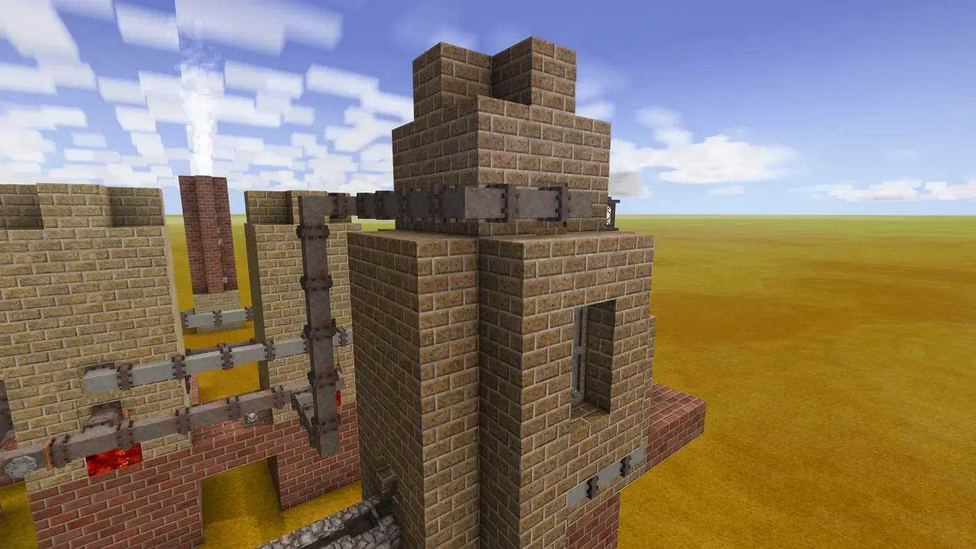 Stage I — blast furnace and hot blast