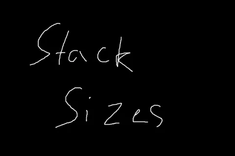 Stack Sizes [OBSOLETE]