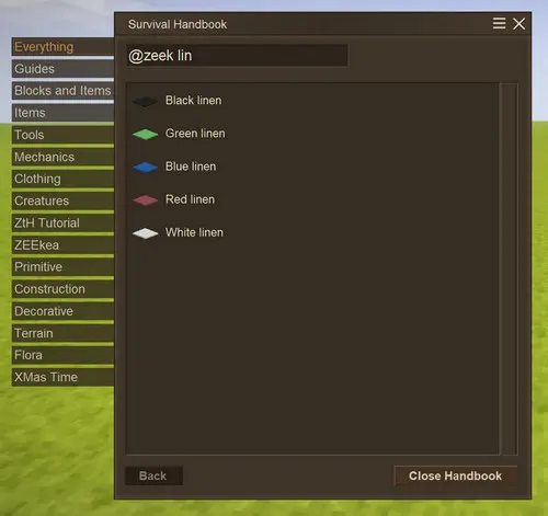 Survival Categories