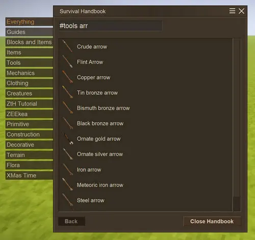 Survival Categories
