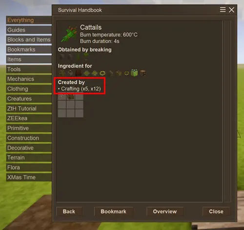 Survival Categories
