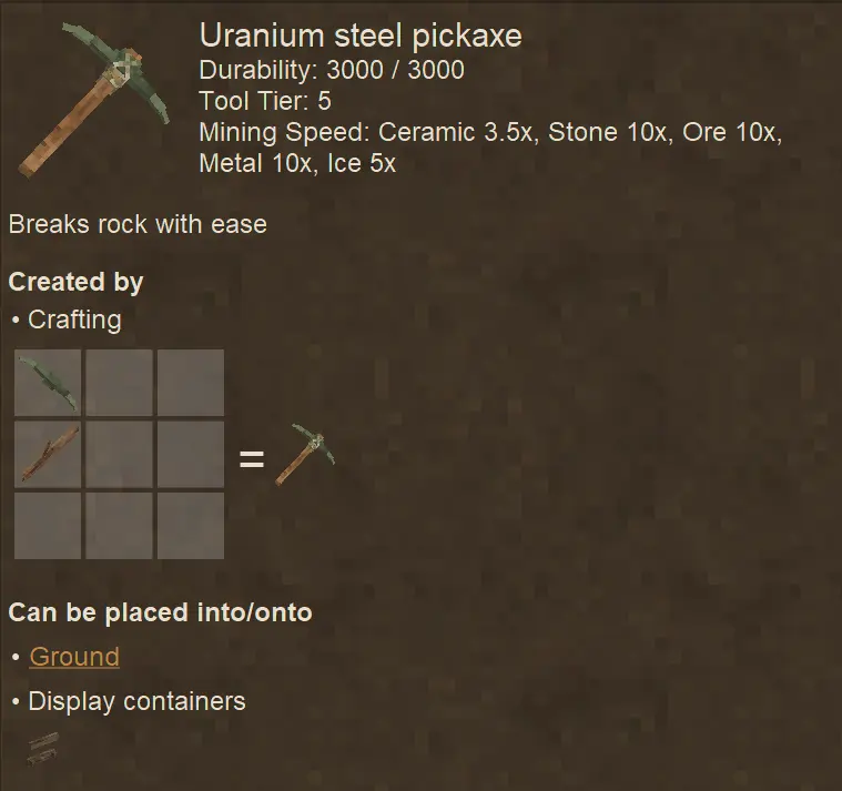 Uranium Expanded (Metals and Tools)