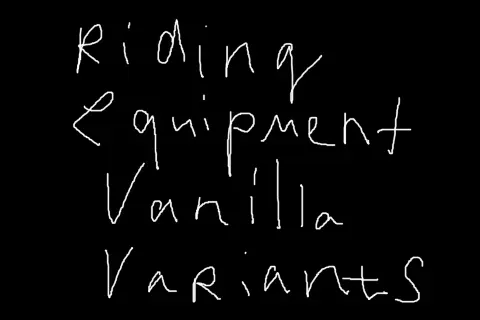 Vanilla Variants - Riding Equipment