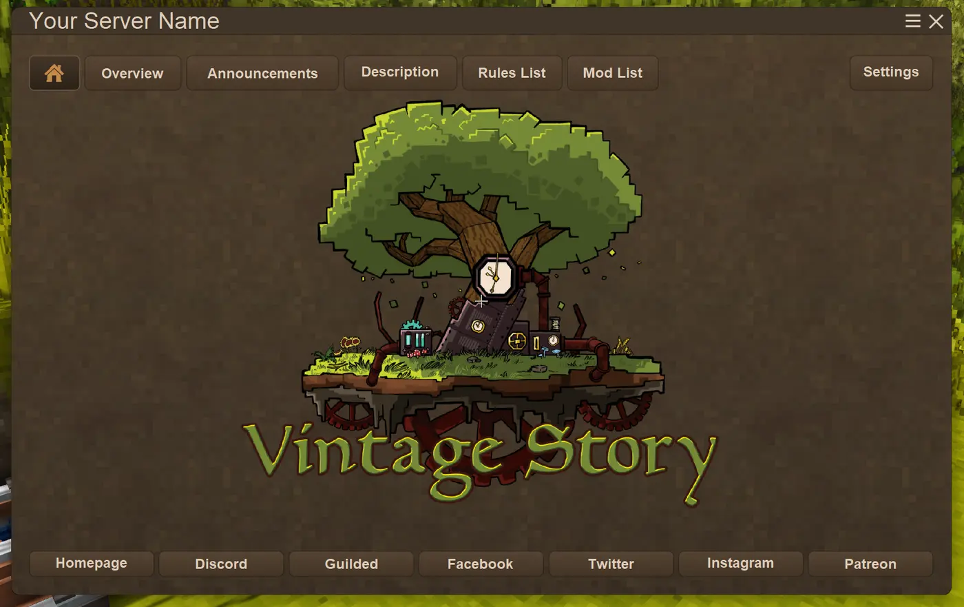 VS Server Panel