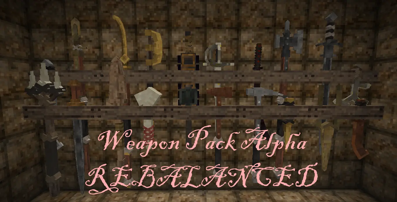 Weapon Pack Alpha - Rebalanced