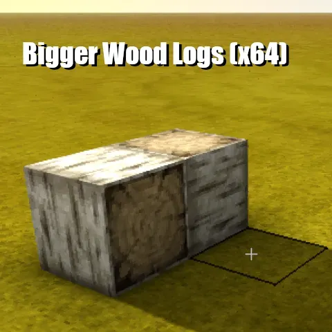 Bigger Wood Log Stacks (x64)
